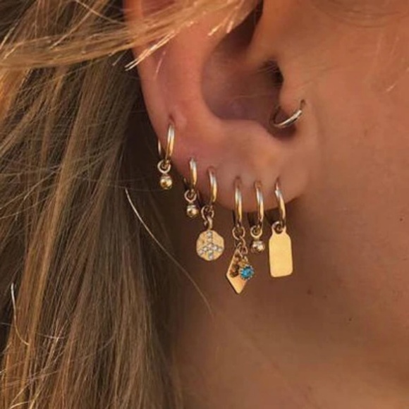 Gold Mini Hoop Earrings